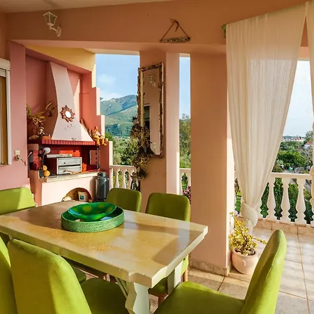 Villa Vlassoula - Beachfront Luxury With Private Pool & Garden Heaven